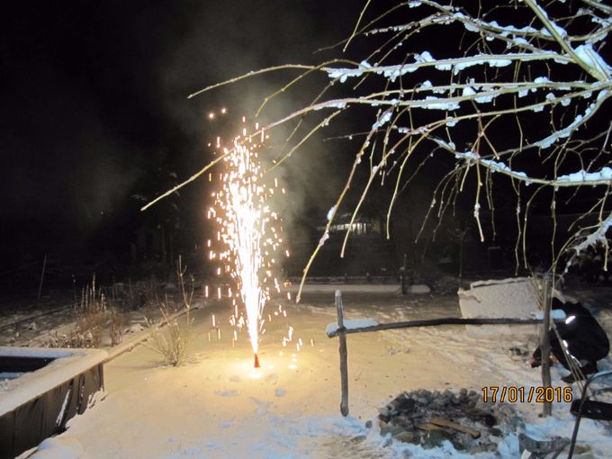vinter på øyen.